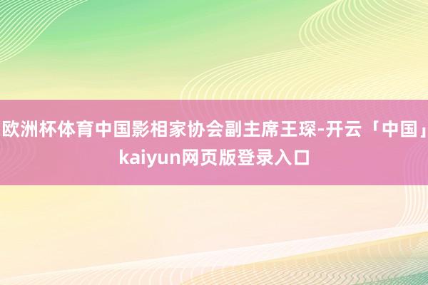 欧洲杯体育中国影相家协会副主席王琛-开云「中国」kaiyun网页版登录入口